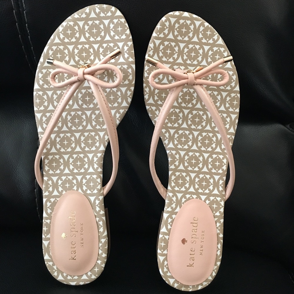 New Kate Spade mystic pink thongs